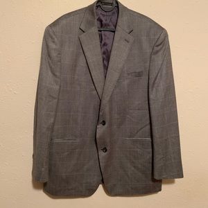 Chaps silk/ wool suit jacket 44R